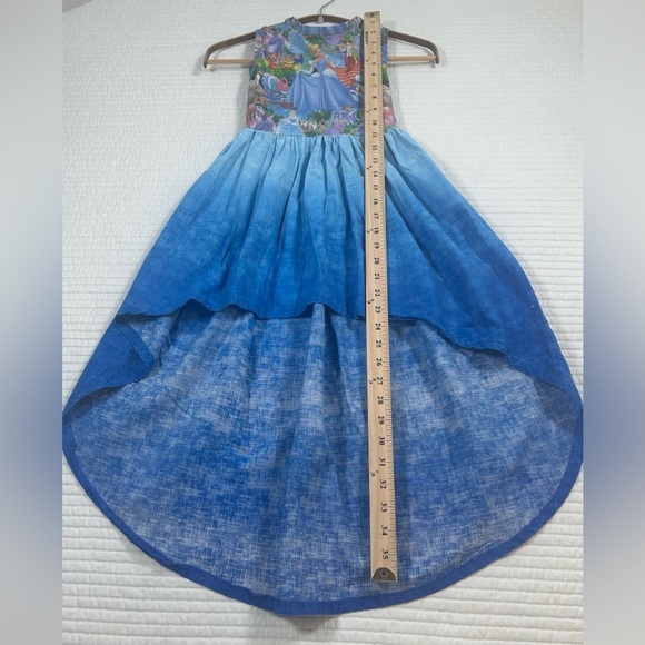 Disney Princess! Little Girls Handmade Cinderella Princess Dress. 👑 ✨ Size 8. - Picture 4 of 6
